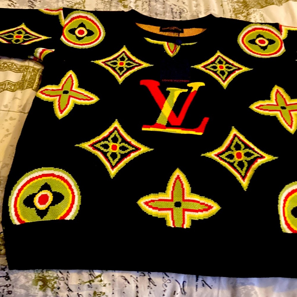 Multi Color Authentic Louis Vuitton Sweater